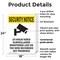 Signmission 24 Hour Video Surveillance With Symbol OSHA Security Notice Sign, Plastic, 18in W x 24in L, 2PK OS-2PACK-SN-P-1824-V-11692 - alternate 5